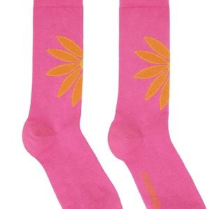 JACQUEMUS Pink 'Les Chaussettes Aqua' Socks